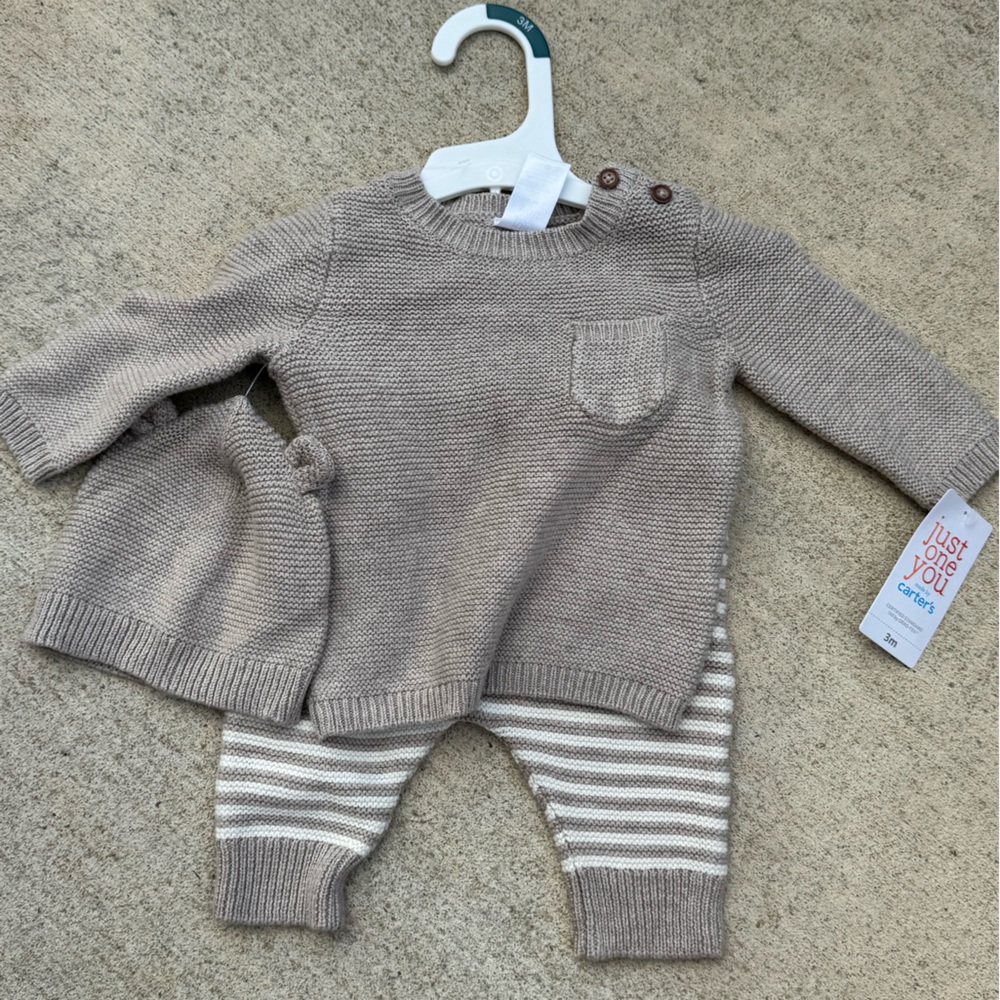 Just One You by Carter's Tan Kids Matching Set